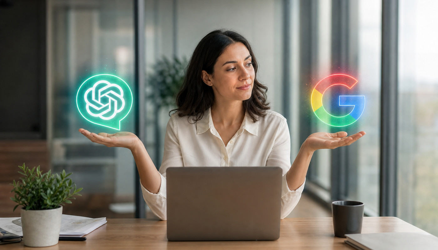 ChatGPT et Google : concurrence ou complémentarité pour la visibilité ?